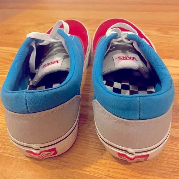 Mens size 10 colorblock Vans sneakers - Picture 6 of 6
